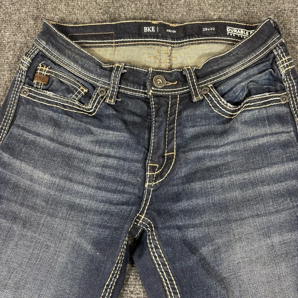 BKE Fulton Boot Stretch Jeans Mens 29x32‎ (fits 29x29) Performance Durable Denim